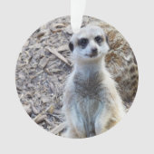 Happy Little Meerkat Ornament (Vorderseite)
