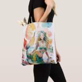 Happy Little Mermaid Beach Tasche (Von Nahem)