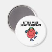 Happy Little Miss Scatterbrain Magnet (Vorderseite/Rückseite)