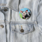 Happy Little Pig Painting Button (Beispiel)