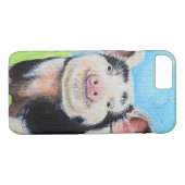 Happy Little Pig Painting Case-Mate iPhone Hülle (Rückseite (Horizontal))