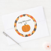 Happy Little Pumpkin Gastgeschenk Stickers (Umschlag)
