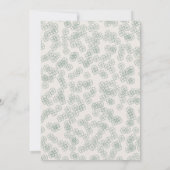 Happy Little Seed Baby Shower Card Einladung (Rückseite)