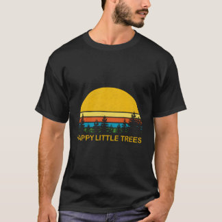 Happy Little Tree Bob Style Vintag T-Shirt