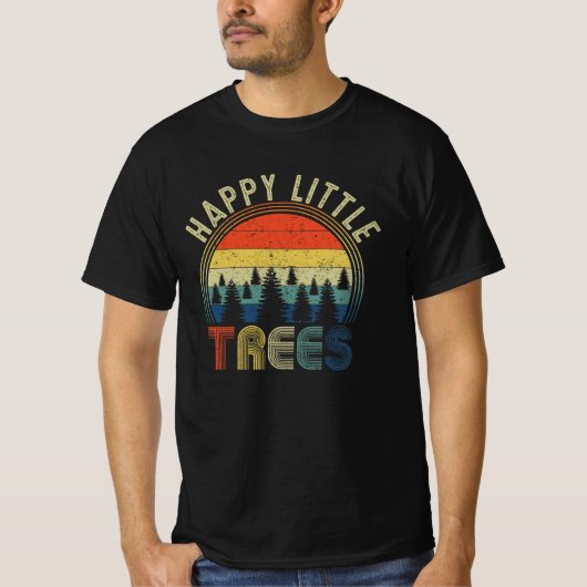 Happy Little Trees T-Shirt (Vorderseite)