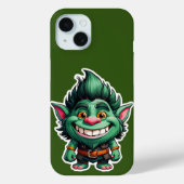 Happy Little Troll Chibi Illustration Case-Mate iPhone Hülle (Rückseite)