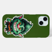 Happy Little Troll Chibi Illustration Case-Mate iPhone Hülle (Rückseite (Horizontal))