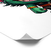 Happy Little Troll Chibi Illustration Poster (Ecke)