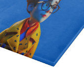 Happy Little Typ Glass Cutting Board Schneidebrett (Ecke)