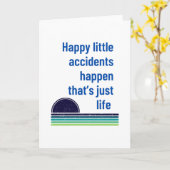 Happy Little Unfälle passieren Karte (Gelbe Blume)