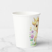 Happy Little Unicorn Babydusche Pappbecher (Rechts)