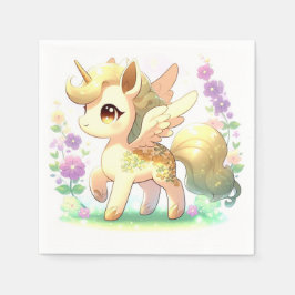 Happy Little Unicorn Babydusche Serviette