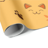 Happy Little Vampire Kitty Pattern Geschenkpapier (Rolleneckpunkt)