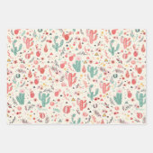 Happy Llama Geschenkpapier Set (Vorderseite 2)