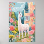 Happy Llama Poster (Vorne)