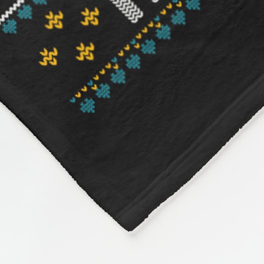 Happy Llamakah Funny Ugly Hanukkah Sweater Llama P Fleecedecke (Ecke)