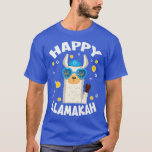 Happy Llamakah Hanukkah Funny Llamaorah T-Shirt<br><div class="desc">Happy Llamakah Hanukkah Funny Llamaorah.</div>