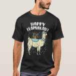 Happy Llamakah Llama Menorah Hanukka Chanukah Jude T-Shirt<br><div class="desc">Nehmen Sie sich diesen Happy Llamakah Llama Menorah T - Shirt als Hanukka Geschenk oder Chanukah 2020 Geschenk für Ihren jüdischen Freund oder Familienmitglied. Verbringen Sie 8 Nächte lang Ihr dreiel mit diesem hässlichen jüdischen Weihnachtsbaum Pajama Hebrew Outfit und genießen Sie Hannukah!</div>