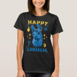 Happy Llamakkah Hanukkah Llama Chanukah Alpaca Col T-Shirt<br><div class="desc">Happy Llamakkah Hanukkah Llama Chanukah Alpaca Colorful</div>