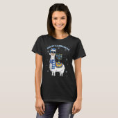 Happy Llamakkah Hanukkah Llama Chanukah Alpaca Gir T-Shirt (Vorne ganz)
