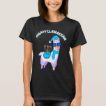 Happy Llamakkah Hanukkah Llama Chanukah Alpaca T-Shirt<br><div class="desc">Happy Llamakkah Hanukkah Llama Chanukah Alpaca</div>