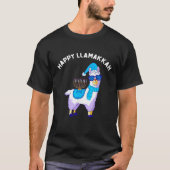 Happy Llamakkah Hanukkah Llama Chanukah Alpaca Wom T-Shirt (Vorderseite)