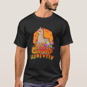 Happy Llamween - Funny Lama Halloween T-Shirt