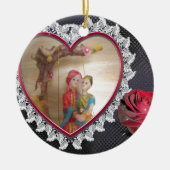 Happy Lovers Day Keramikornament (Vorne)