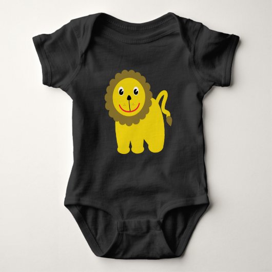 Happy Löwe Baby Strampler (Vorderseite)