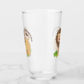 Happy Löwe brüllend Cartoon Illustration Glas (Rechts)