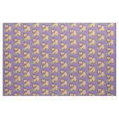 Happy Löwe brüllend Cartoon Illustration Stoff (Fat Quarter (45,7 x 55,9 cm))