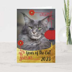 Happy Lunar Neujahr der Katze Vietnamesisch Karte