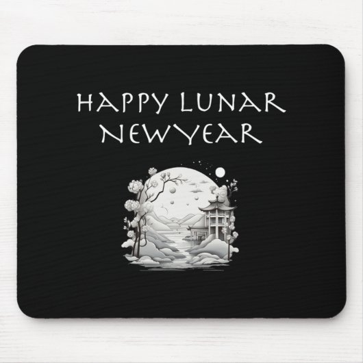 Happy Lunar New Year Charming Design Gift Mousepad (Vorne)