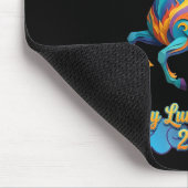 Happy Lunar New Year Colorful Horse Mousepad (Ecke)