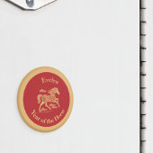 Happy Lunar New Year of the Horse Lucky Clouds Magnet