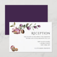 Happy Macaron | Elegante Violet Floral Moderne