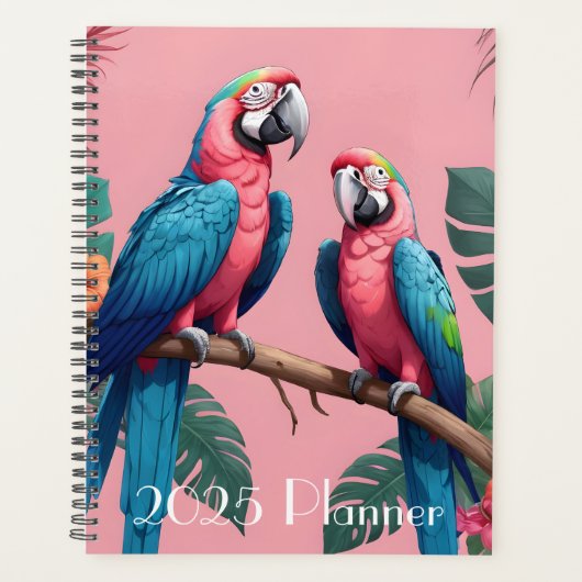 Happy Macaw Parrots Planer (Vorderseite)