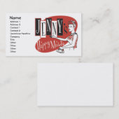 Happy Maid Visitenkarte (Vorne/Hinten)