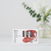 Happy Maid Visitenkarte (Stehend Vorderseite)