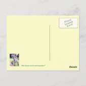 Happy Mail Boy Mailbox Postkarte (Rückseite)