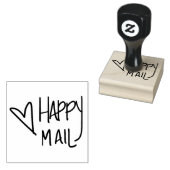 Happy Mail Gummi Briefmarke Gummistempel (Stempel)