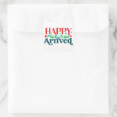 Happy Mail hat Aufkleber angekommen (Tasche)