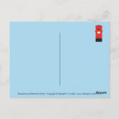 Happy Mail - Kawaii Post Postkarte (Rückseite)