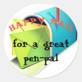 Happy Mail Pen Pal Aufkleber Siegel
