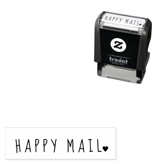 Happy Mail Permastempel (Beispiel)