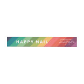 Happy Mail Rainbow Rücksendeadresse (Person)