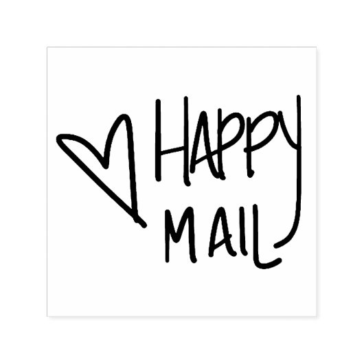 Happy Mail Self Inking Briefmarke Studio SL2 Permastempel (Design)
