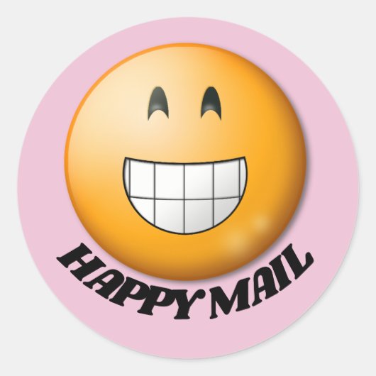 HAPPY MAIL SMILE Stickers (Vorderseite)