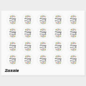 Happy Mail Sticker - Blumendesign!! (Blatt)