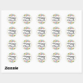 Happy Mail Sticker - Blumendesign!! (Blatt)